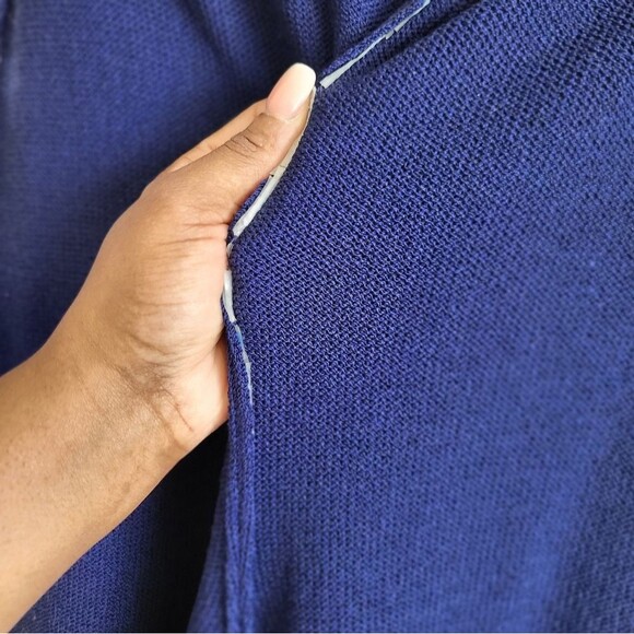 St. John Evening by Marie Gray Blue Knit Pants Size 6 - Picture 11 of 16